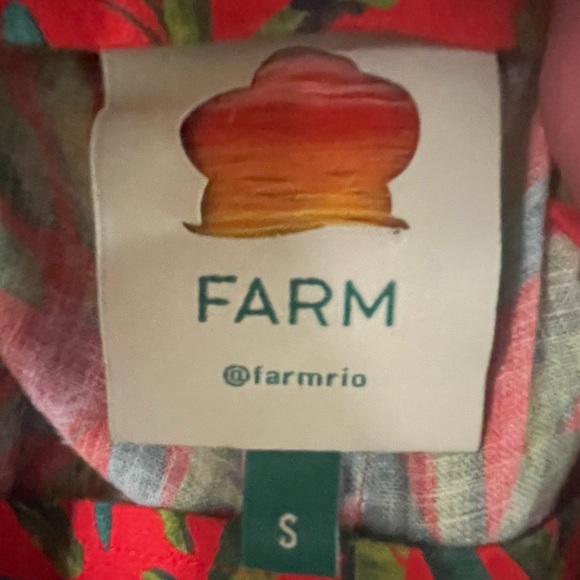 FARM Rio Tucano Paradise Open Back Jumpsuit - Size Small - Picture 6 of 6